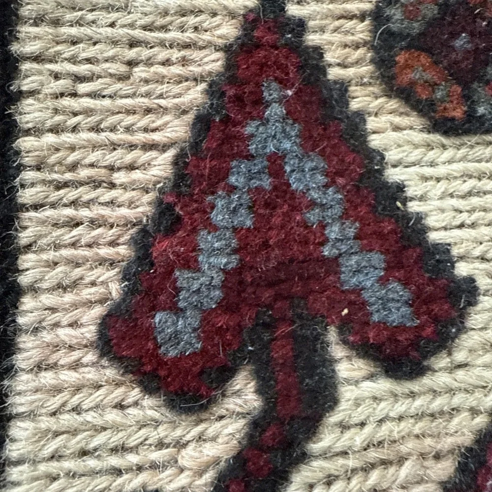 Kilim Wool‎ Foot Runner Caucasian Flatweave Rug Boho Decor 74 x 35 in